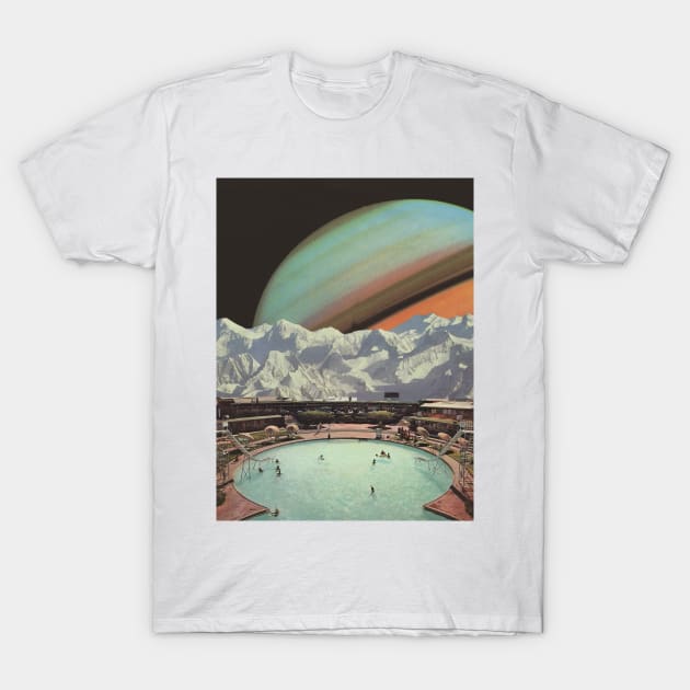 Saturn Spa T-Shirt by leafandpetaldesign